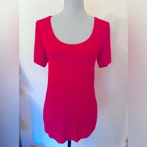 ARITZIA Pink Scoop Neck Babaton T SIZE : Medium